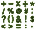 Grass symbols mathematics