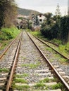 Railway line railroad