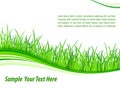 Grass wave background