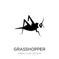 grasshopper icon in trendy design style. grasshopper icon isolated on white background. grasshopper vector icon simple and modern Royalty Free Stock Photo
