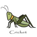 Grasshopper mantis logo, cricket insect icon in trendy minimal Geometric line linear styleminimal line linear style