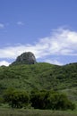 Grassland and blue sky in Kenting National Park Royalty Free Stock Photo