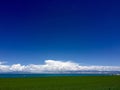 Grassland,lakes and sky