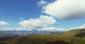 Grassland landscape high up the mountains