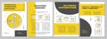 Grassroots fundraising strategies brochure template