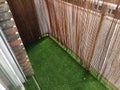 Grassy balcony in home