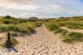 grassy beach landscape Royalty Free Stock Photo