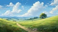 Dreamy Anime Landscape In 8k Resolution