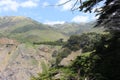 Grassy Hills along Highway 1 Royalty Free Stock Photo