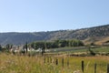 Grassy ranchlands Cariboo landscape