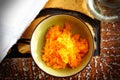 Grated carrots Royalty Free Stock Photo