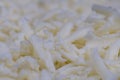 grated cheese in large quantities at home