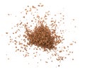 Grated Chocolate Isolated