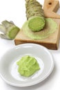 Grated fresh wasabi Royalty Free Stock Photo