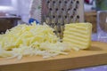 Grated hard cheese