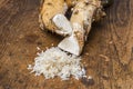 A grated horseradish