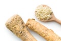 Grated horseradish root