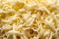 Grated mozzarella cheese