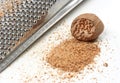 Grated nutmeg