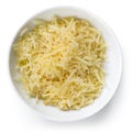 Grated Parmesan Cheese Top View