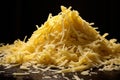 Grated Shredded cheese. Generate Ai