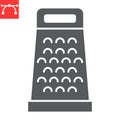 Grater glyph icon Royalty Free Stock Photo