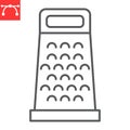 Grater line icon Royalty Free Stock Photo