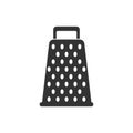Grater Vector Icon Illustration. Flat sign
