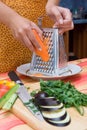 Grating carrot Royalty Free Stock Photo