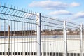 Grating wire industrial fence panels, pvc metal fence