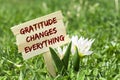 Gratitude changes everything