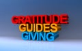gratitude guides giving on blue