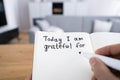 Gratitude Journal Notebook Concept
