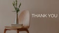 Gratitude in the Spotlight - Thank You Slide Background Royalty Free Stock Photo