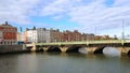 Grattan Bridge over the River Liffey Royalty Free Stock Photo