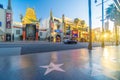 Grauman`s Chinese Theater at Hollywood Boulevard district in Los Angeles, California, USA Royalty Free Stock Photo