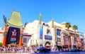 Grauman`s Chinese Theater on Hollywood Boulevard Royalty Free Stock Photo