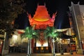 Graumans Chinese Theater at night Royalty Free Stock Photo