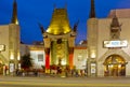 Grauman's Chinese Theater at Night Royalty Free Stock Photo