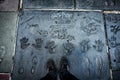 Standing by Harry Potter Cast Handprints in the Forecourt of Grauman\'s Chinese Theatre - Los Angeles, California