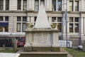 The grave of Alexander Hamilton at the Trinity Church Cemetery