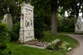 Grave of the Austrian composer Franz Schubert in the central cemetery. June 4, 2023, Austria, Vienna. Royalty Free Stock Photo