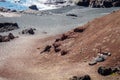 Grave by the beach at El Golfo Lanzarote