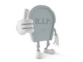 Grave character with thumbs up gesture