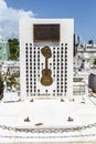 Grave of Compay Segundo, a Cuban singer at the cemetery in Santiago de Cuba, Cuba,