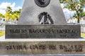 Grave of Emilio Bacardi - son of the founder of Bacardi fortune Facundo Bacardi at the Santa Ifigenia Cemetery in Santiago de Cuba