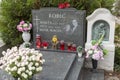 Grave of famous Croatian singer Ivo Robic