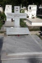 The grave of the father of Blessed Mother Teresa of Calcutta at the cemetery in Skopje