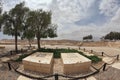 The grave of the founder David Ben-Gurion