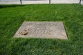 Grave of Frederick the Great with potatoes at Sanssouci Palace - Potsdam, Brandenburg, Germany